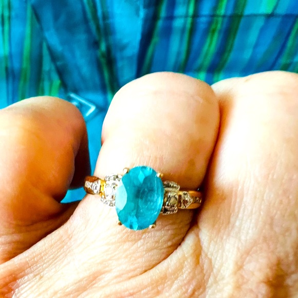 Neon Blue Appetite & 14K Gold - Picture 6 of 12